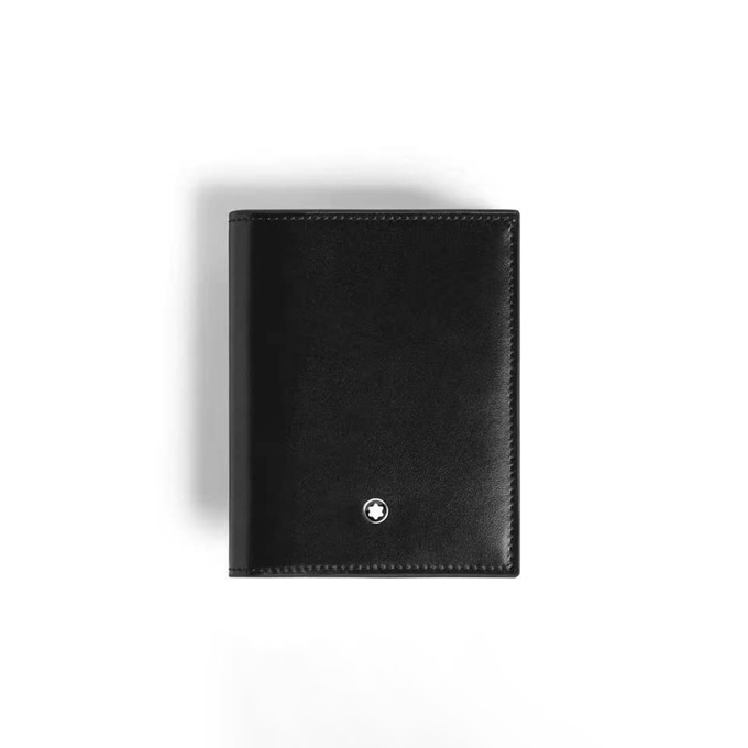 montblanc meisterstück leather compact wallet #221322